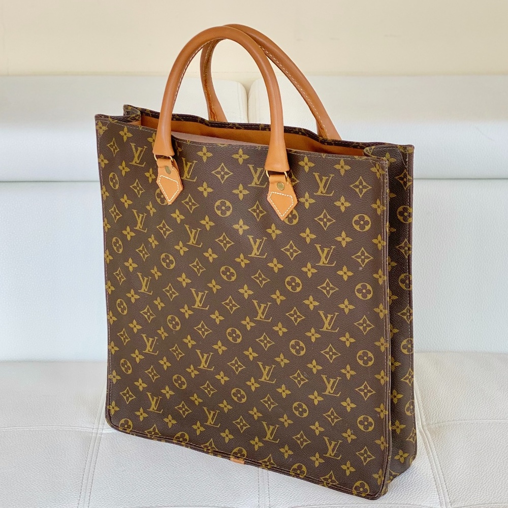SOLD: Louis Vuitton Vintage Sac Plat Tote 1970’s - Picture 3 of 13